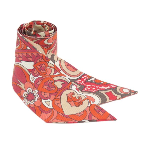 Hermes Twilly Scarf Silk Women's HERMES - Picture 1 of 10